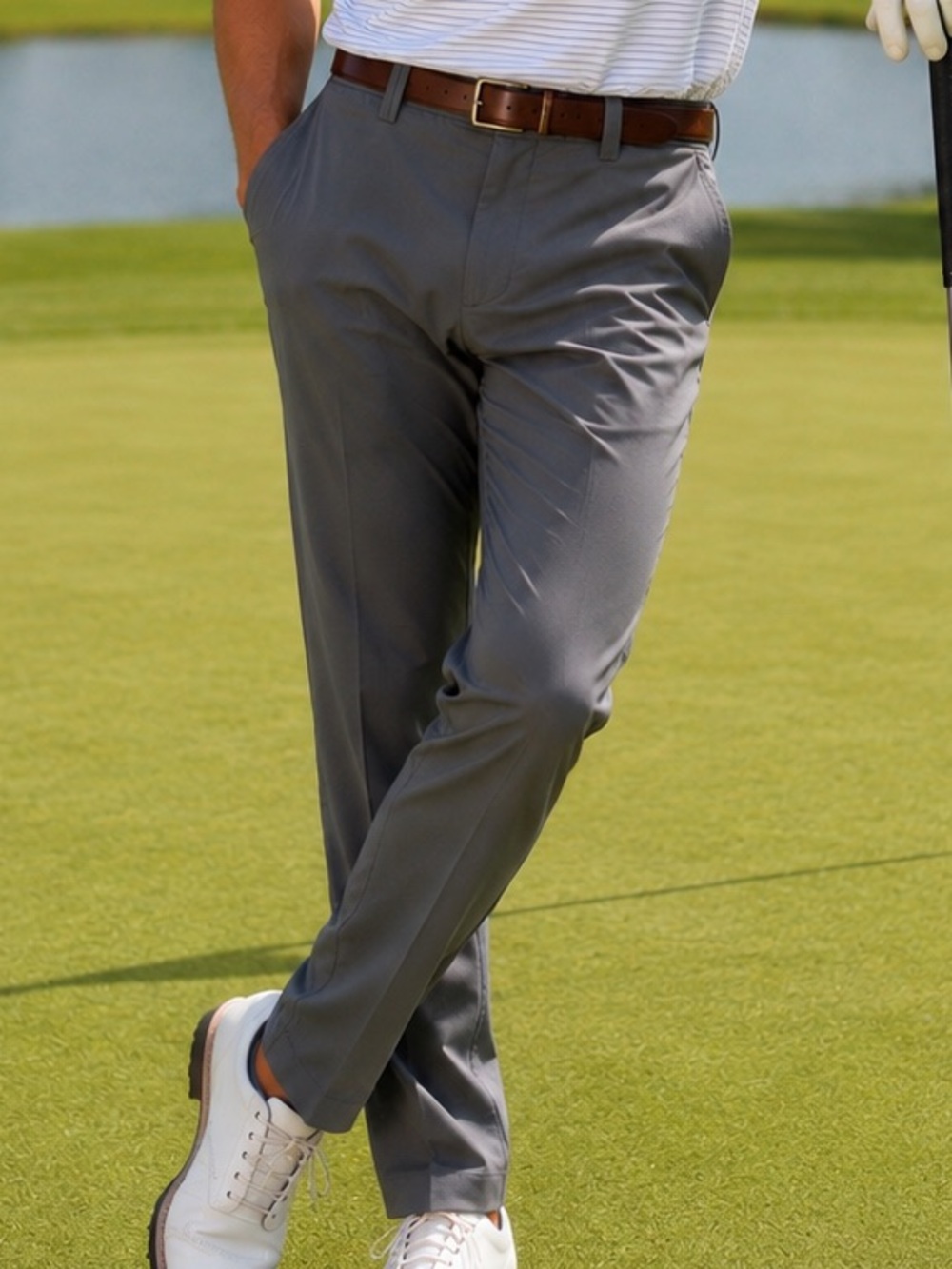💗5 for $25💗 Amazon Essentials Men's Gray Golf Trousers 28x28